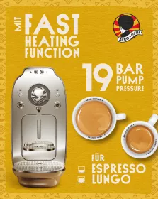 KAHAWA Capsule Machine - Chrome Silver